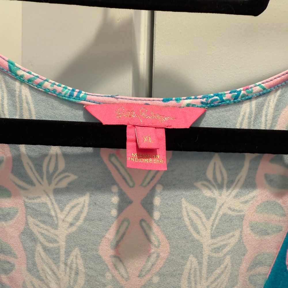 Lilly Pulitzer - Esmarella maxi dress - NWT - size XL - Turquoise Teal - Picture 3 of 4